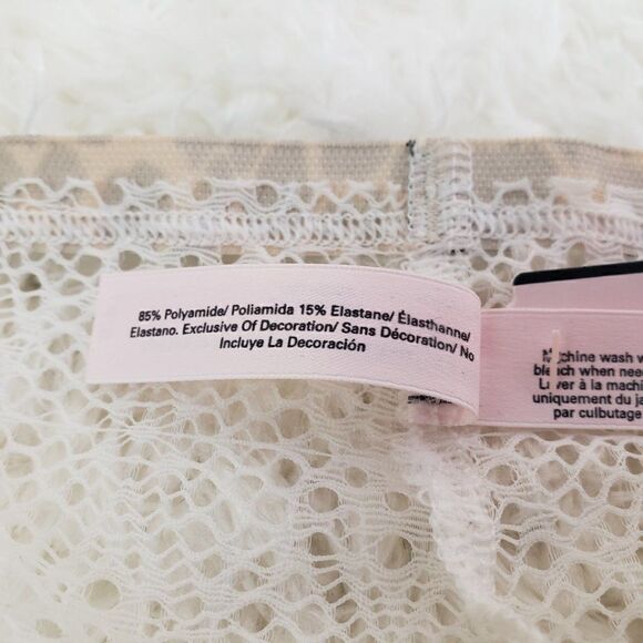 VS Sexy White Animal Print Logo waist SHORTIE - Picture 4 of 4